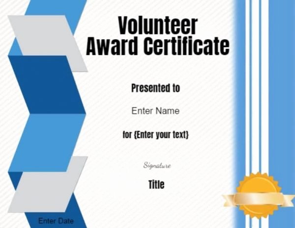 Volunteer Of the Month Certificate Template Best Of Volunteer Certificate Of Appreciation
