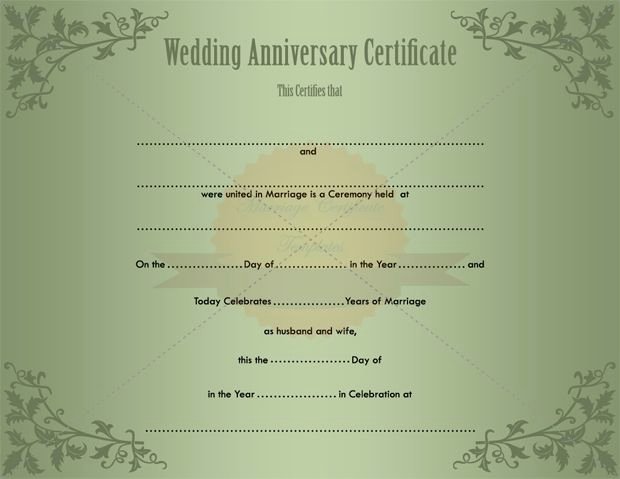Wedding Gift Certificate Template Free Download Beautiful Keepsake Printable Wedding Certificate Template