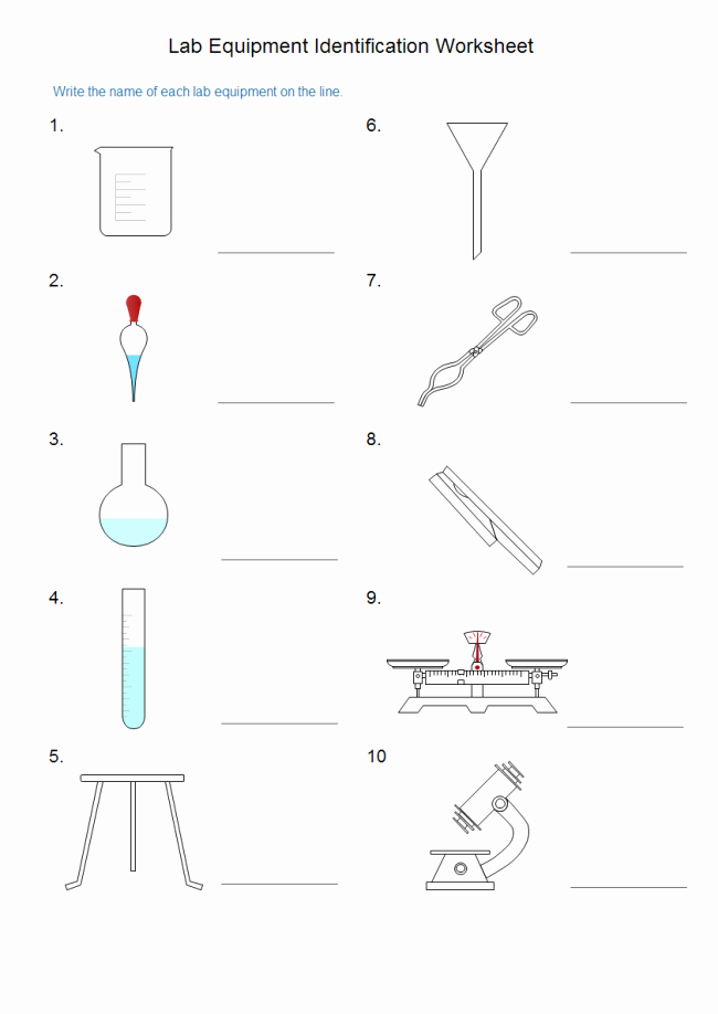 Worksheet Lab Safety Symbols Elegant Create Lab Equipment Worksheet with Pre Made Symbols