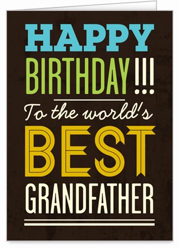 best grandpa birthday card