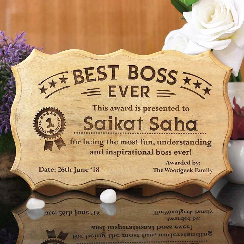 Worlds Best Boss Certificate Unique Personalized Best Boss Ever Award Certificate