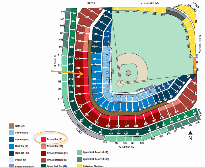 Wrigley Seating Chart Seat Numbers Inspirational Cubs Tickets Seating Chart