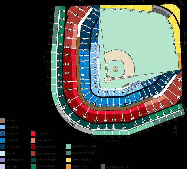 Wrigley Seating Chart with Seat Numbers Best Of 30 Stadiums 30 Days – Wrigley Field