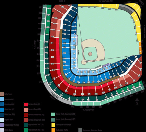 Wrigley Seating Chart with Seat Numbers New Seating Chart at Wrigley Field with View