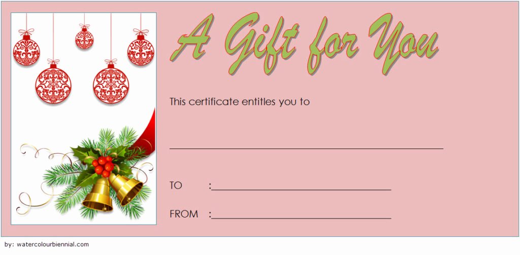 Yoga Gift Certificate Template Awesome 10 Christmas Gift Templates Free Typable