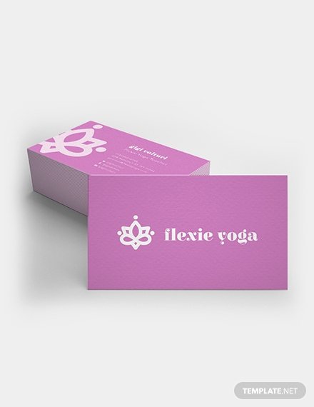 Yoga Teacher Training Certificate Template Beautiful Yoga Teacher Business Card Template Download 155